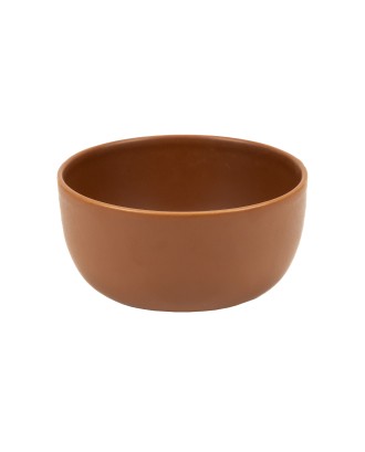 Bol ceramic pentru cereale, 14 cm, Mira Brown - VILLACER